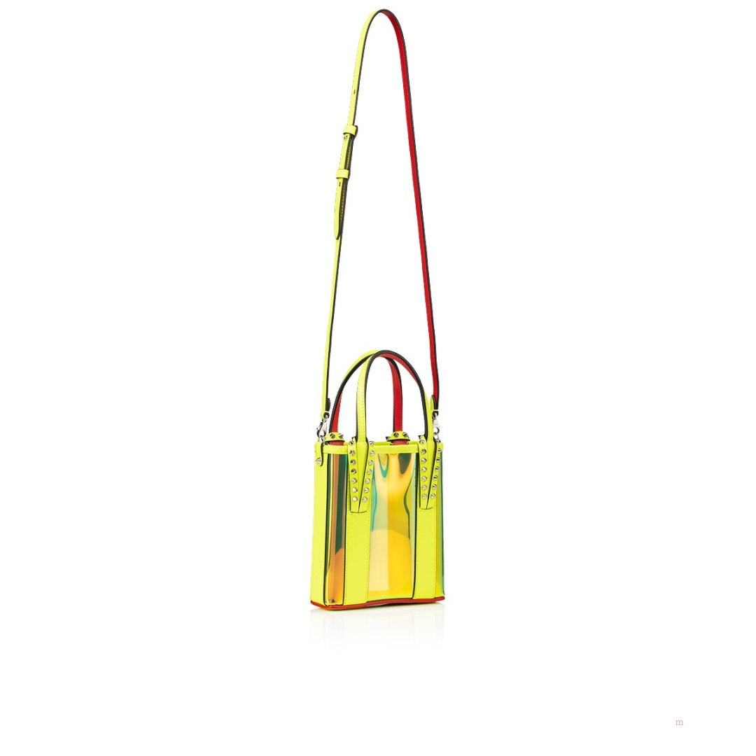 Christian Louboutin Cabata N/S mini Women's Tote Bag Yellow | LWJDQE143