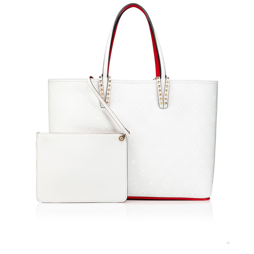 Christian Louboutin Cabata Women's Tote Bag White | LIFKNE793