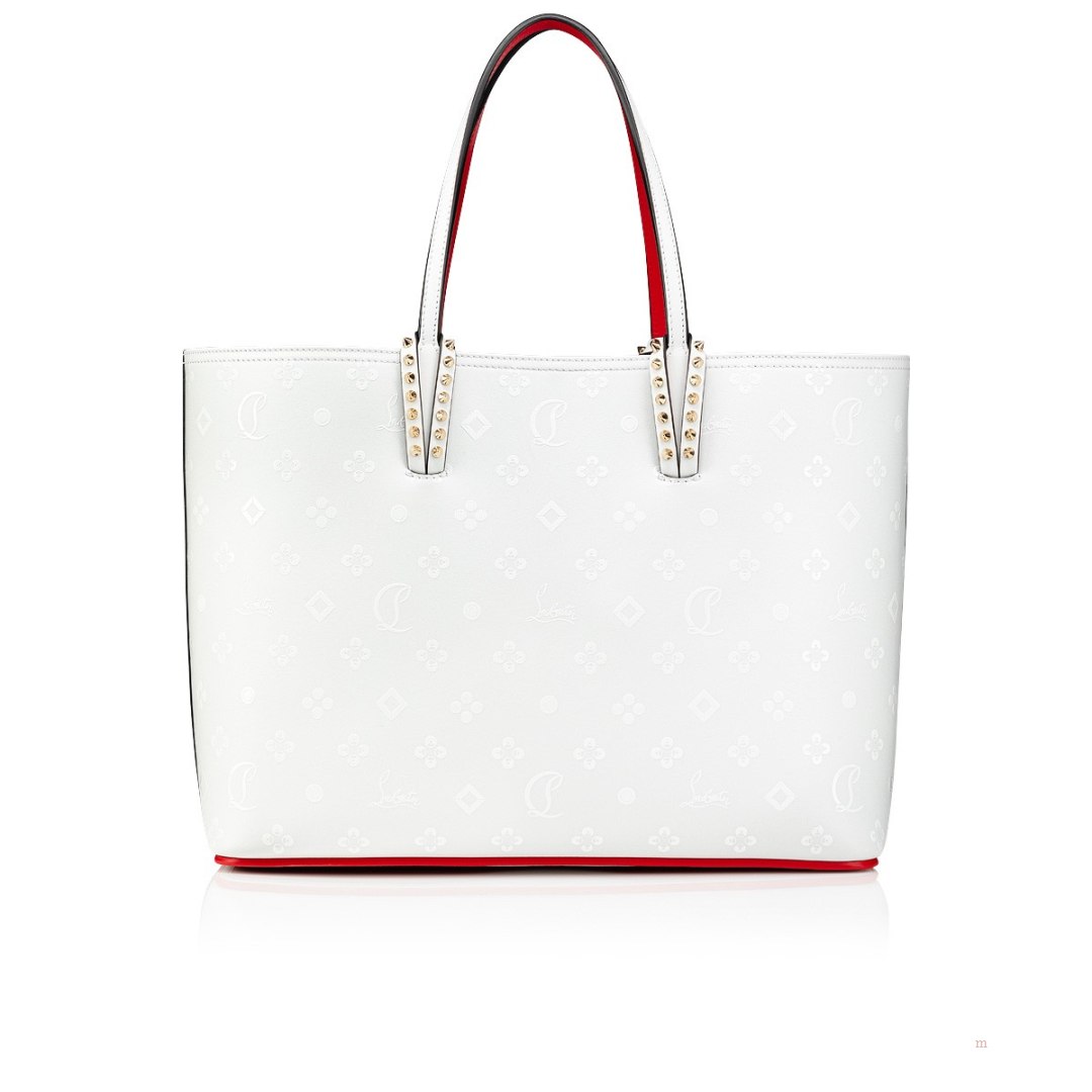 Christian Louboutin Cabata Women's Tote Bag White | LIFKNE793