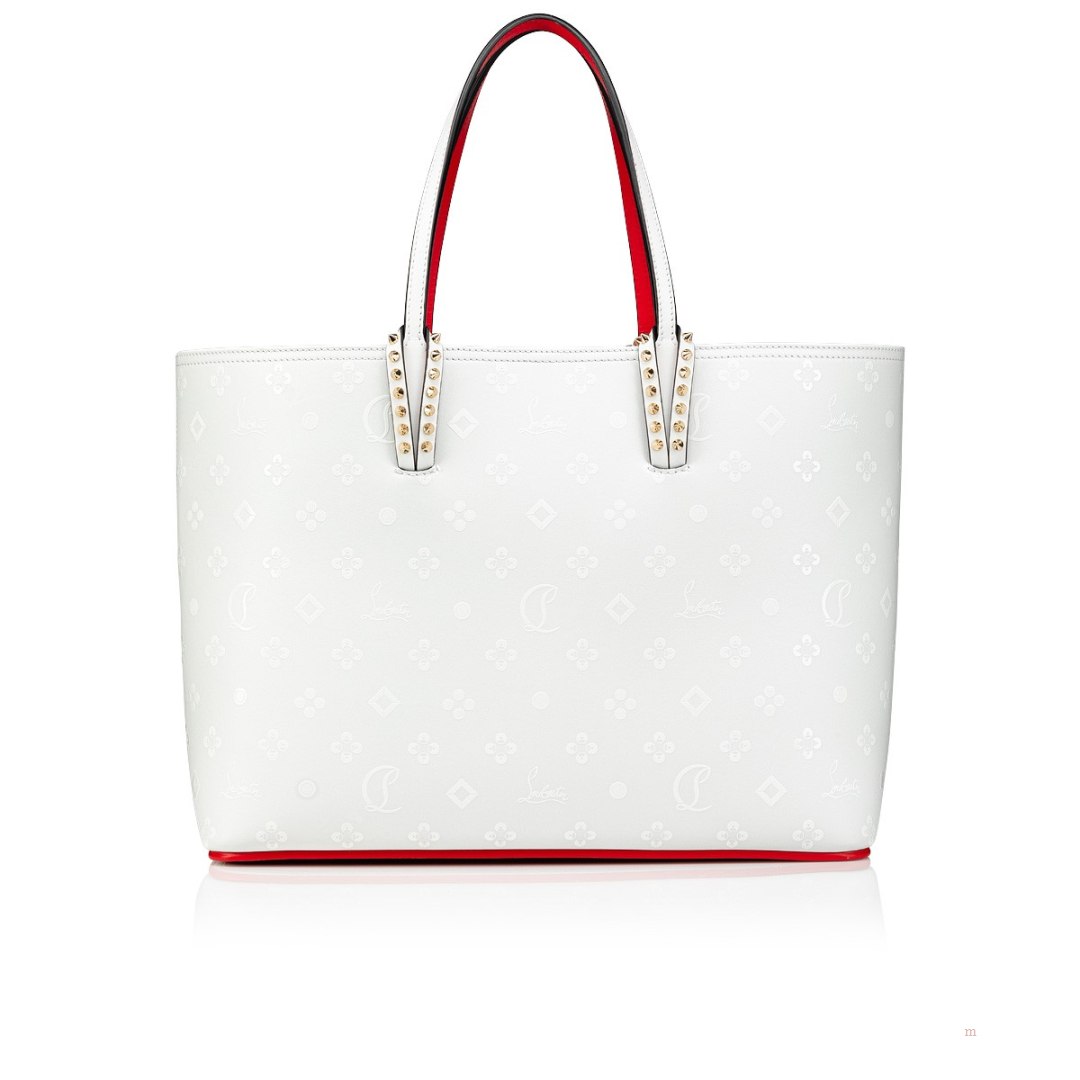 Christian Louboutin Cabata Women\'s Tote Bag White | LIFKNE793