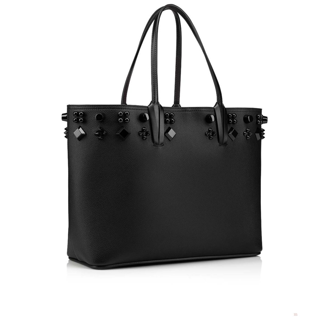 Christian Louboutin Cabata large Women's Tote Bag Black | CMHZDS093