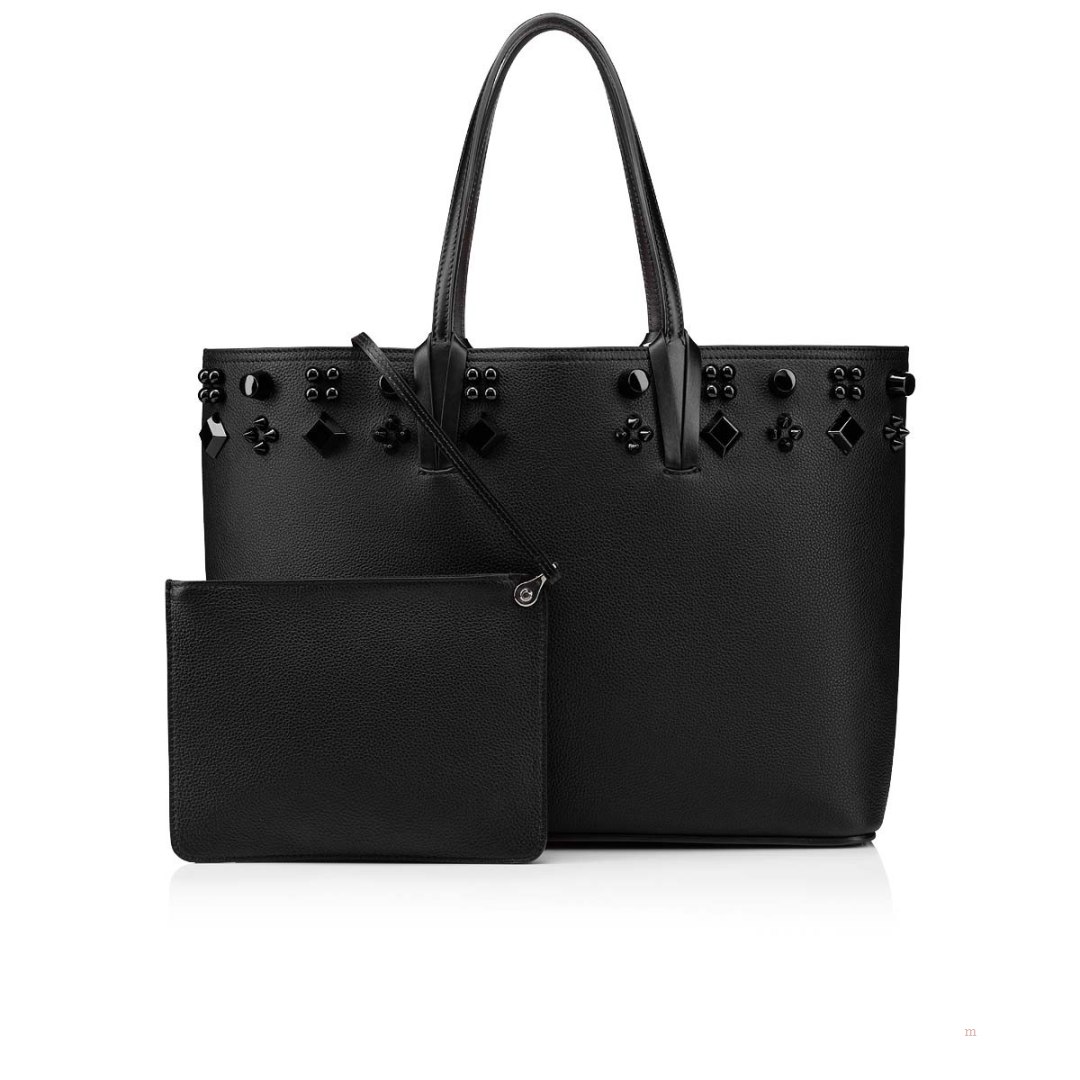 Christian Louboutin Cabata large Women's Tote Bag Black | CMHZDS093