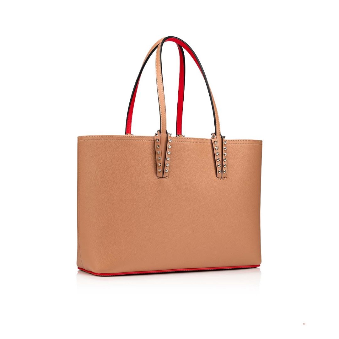 Christian Louboutin Cabata small Women's Tote Bag Beige | ADKJTP091