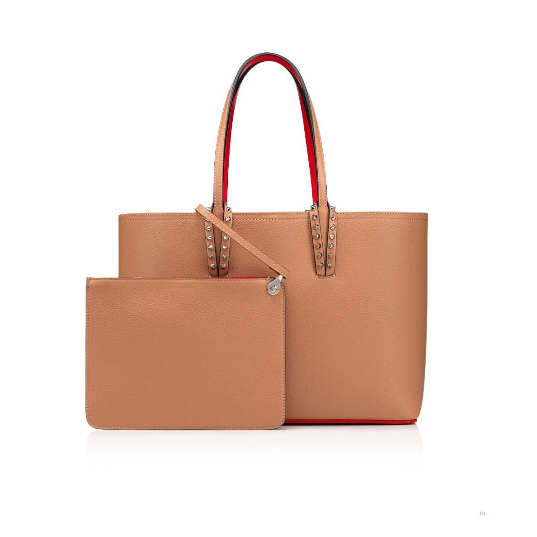 Christian Louboutin Cabata small Women's Tote Bag Beige | ADKJTP091