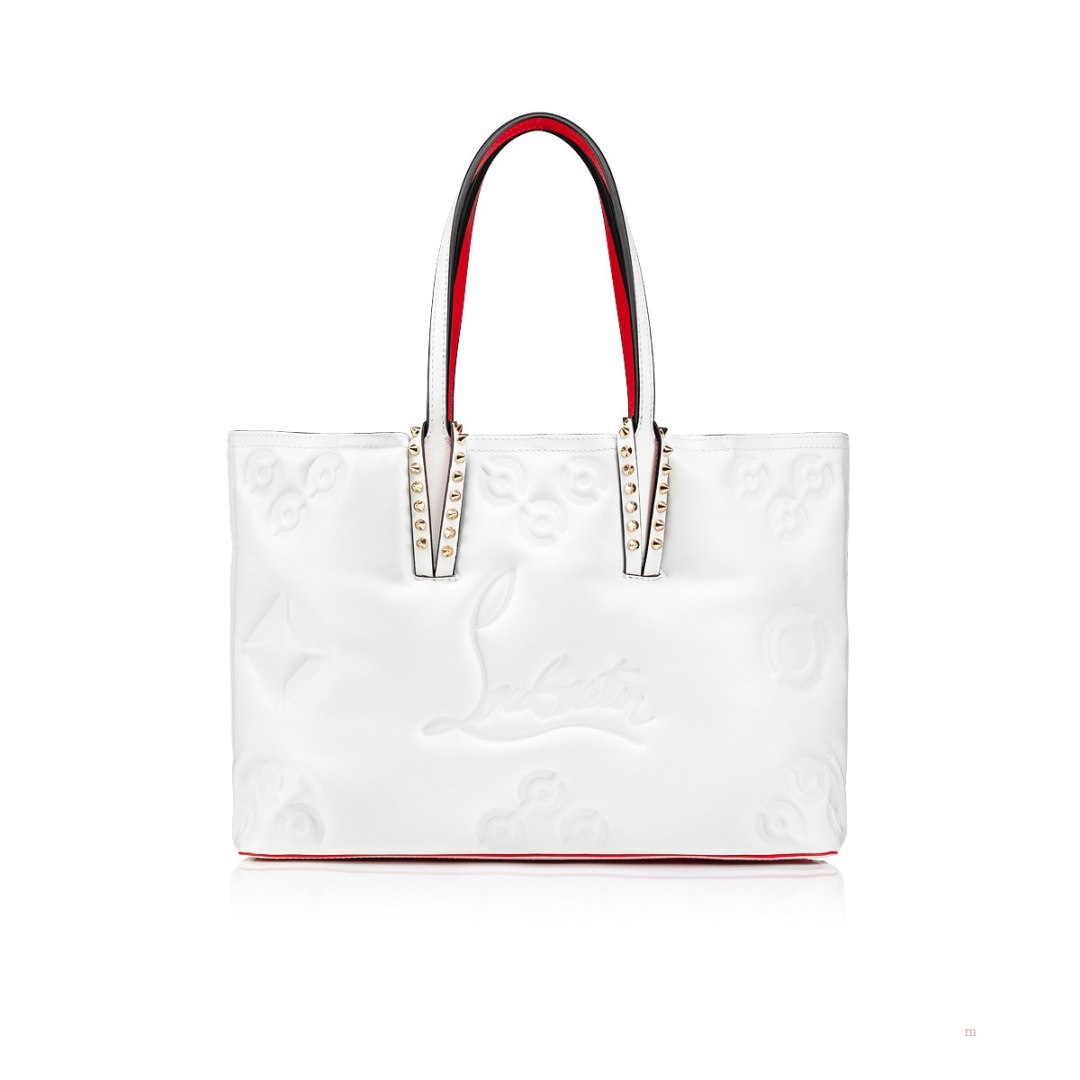 Christian Louboutin Cabata small Women\'s Tote Bag White | ERKXUM573