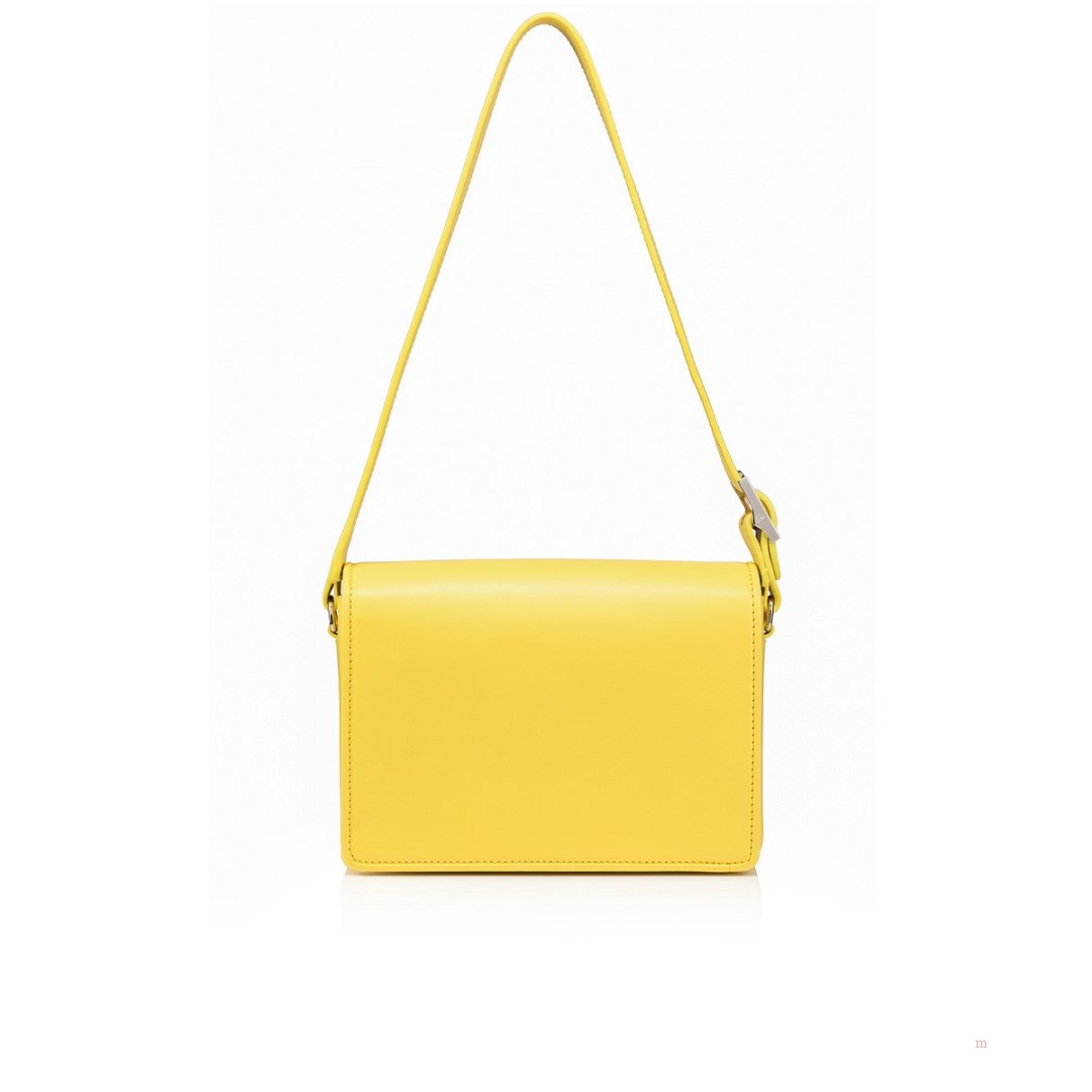 Christian Louboutin Carasky Crossbody Women's Leather Bag Yellow | KRAHWV643