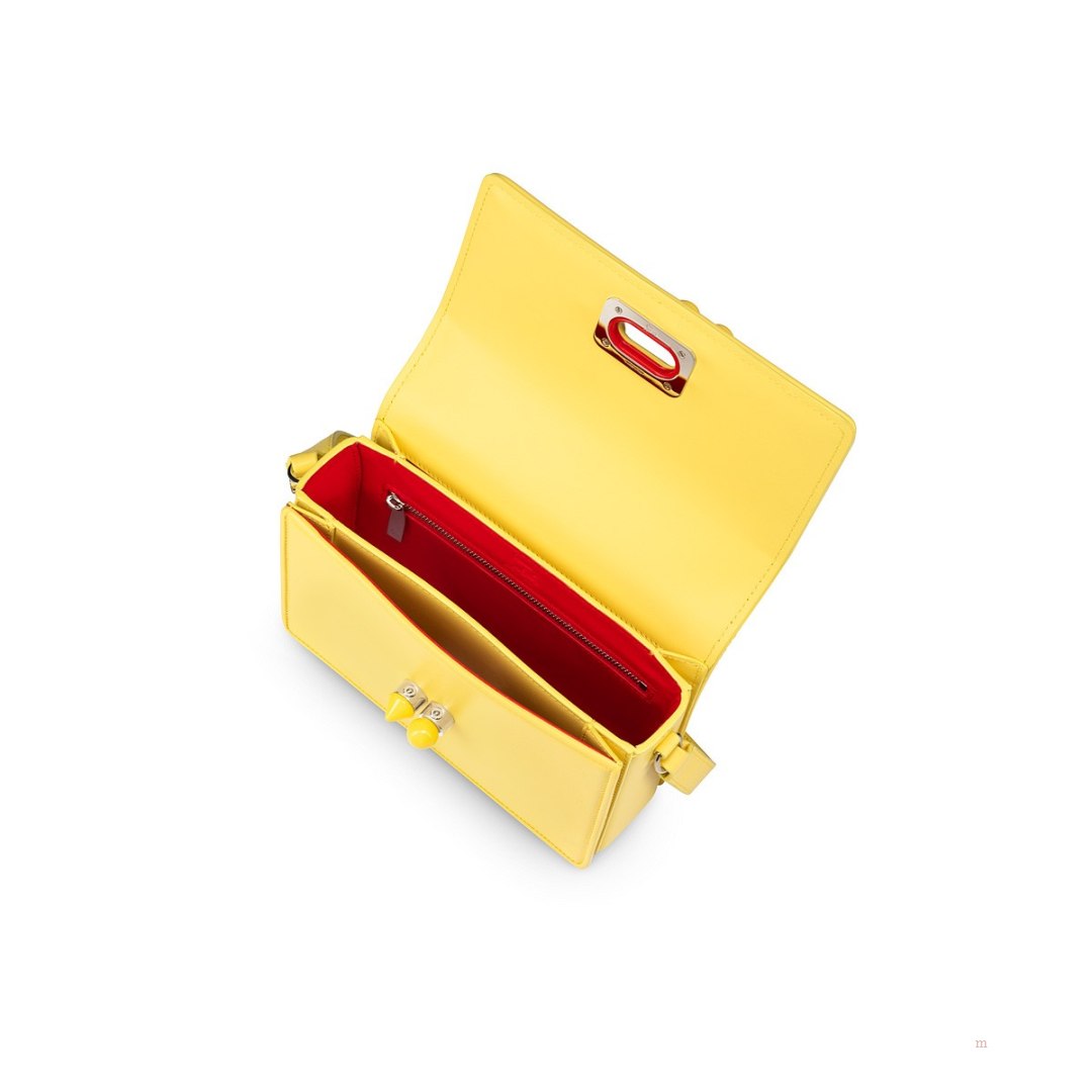 Christian Louboutin Carasky Crossbody Women's Leather Bag Yellow | KRAHWV643