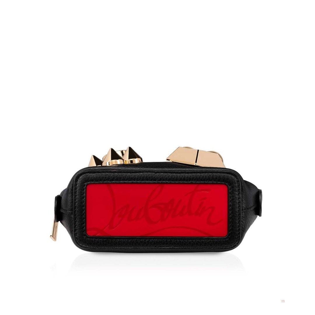 Christian Louboutin Carasky cosmetic pouch Women's Pouch Black | JXATHW150