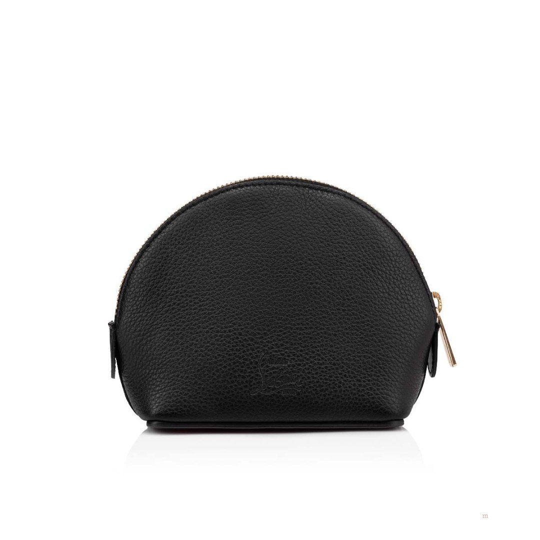 Christian Louboutin Carasky cosmetic pouch Women's Pouch Black | JXATHW150