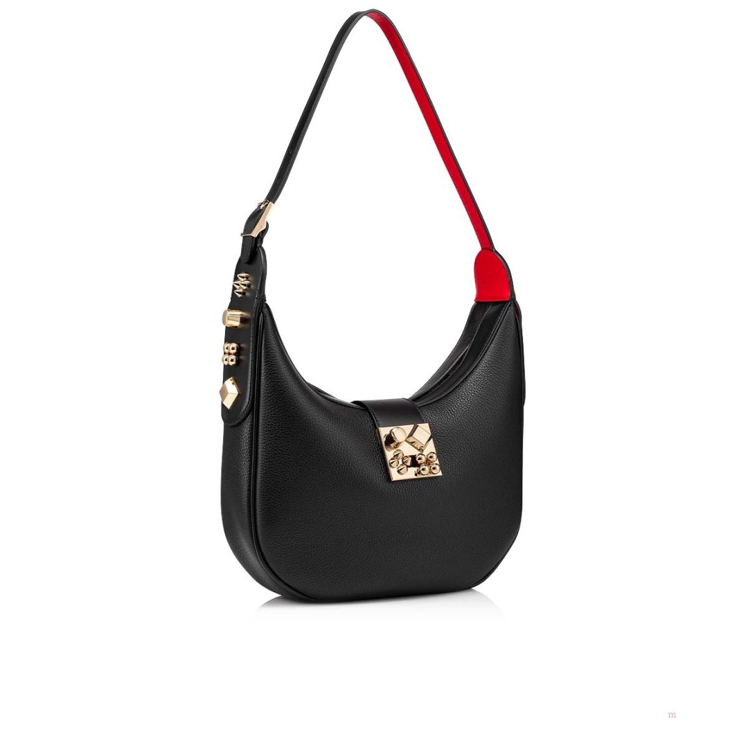 Christian Louboutin Carasky small Women's Shoulder Bag Black | TJSOZF435