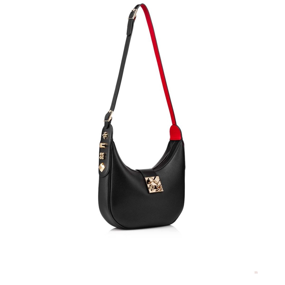 Christian Louboutin Carasky small Women's Shoulder Bag Black | TJSOZF435