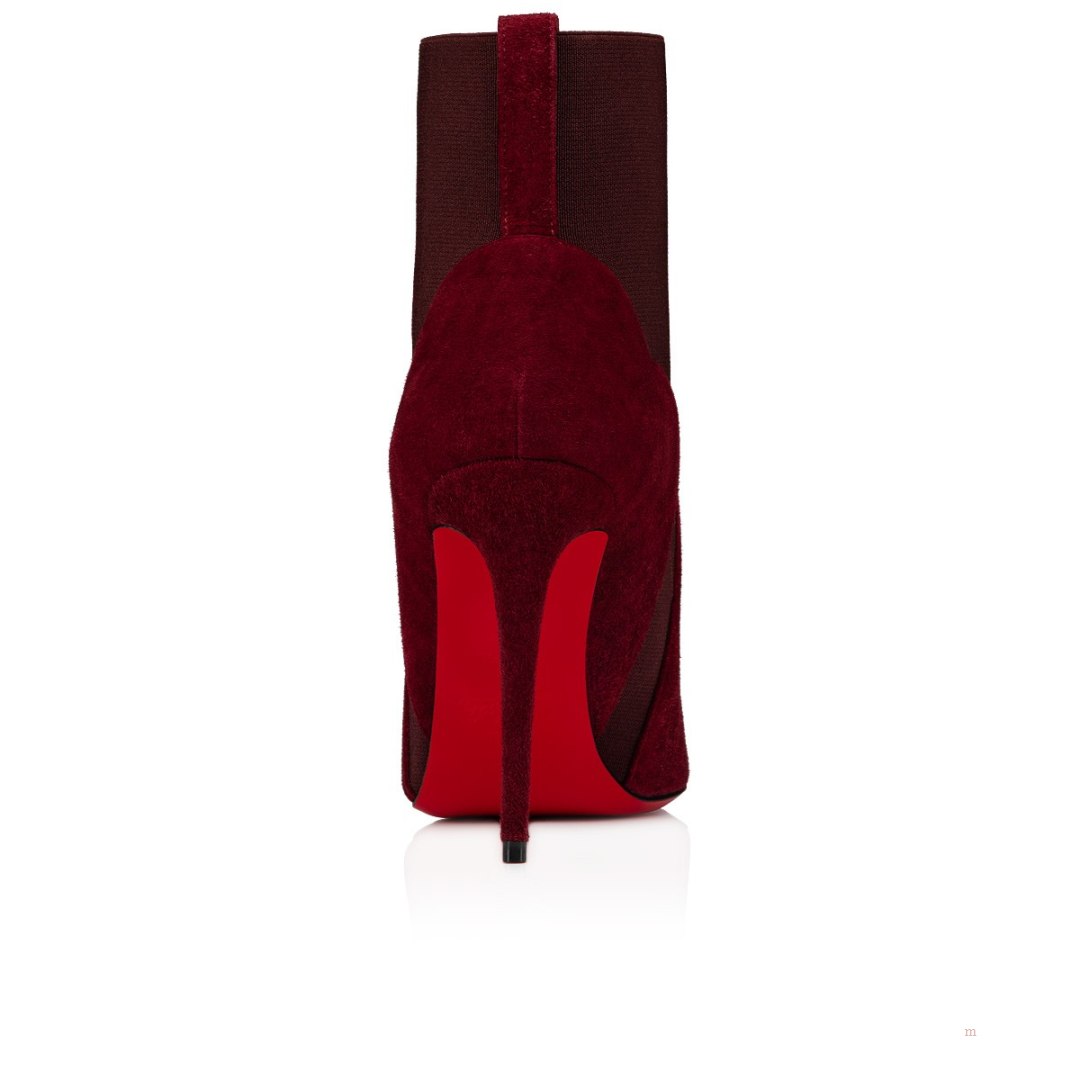 Christian Louboutin Chelsea Chick Booty Women's Chelsea Boots Red | XGFROB605