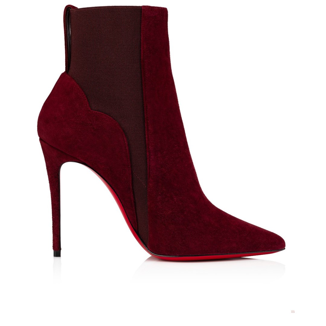 Christian Louboutin Chelsea Chick Booty Women's Chelsea Boots Red | XGFROB605