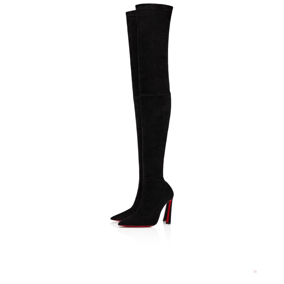 Christian Louboutin Condora Botta Alta Women\'s Knee-high Boots Black | DZJXSG578