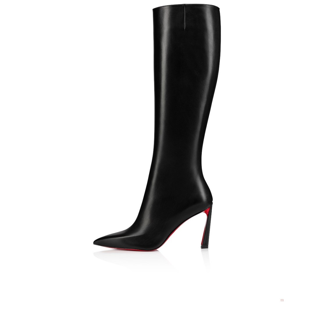 Christian Louboutin Condora Botta Women's Leather Boots Black | LAVQNW819