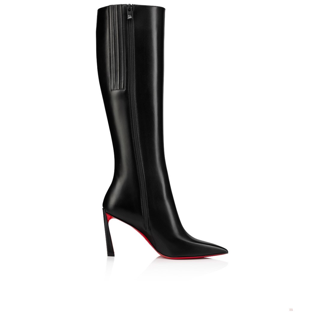 Christian Louboutin Condora Botta Women's Leather Boots Black | LAVQNW819