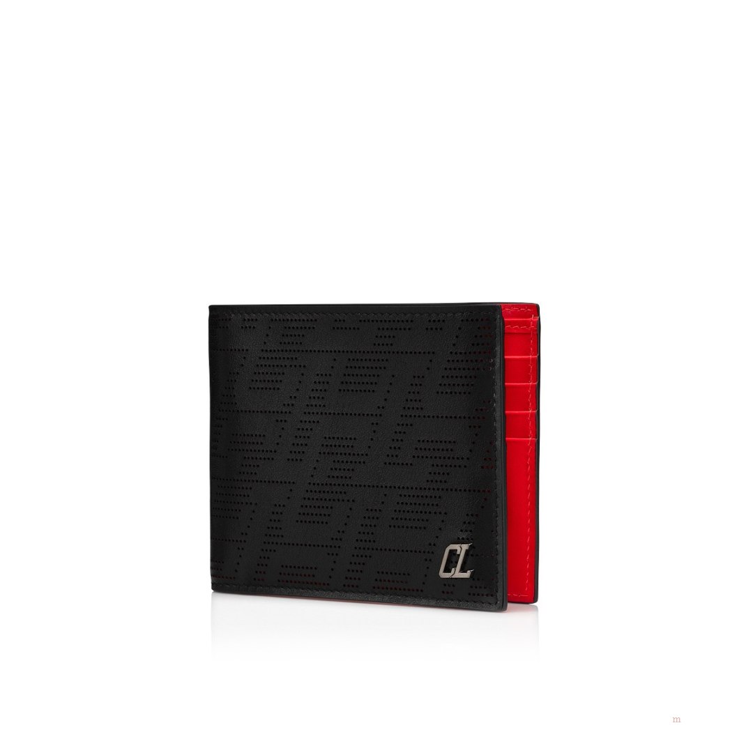 Christian Louboutin Coolcard card holder Men's Wallet Black | NDKOXR790