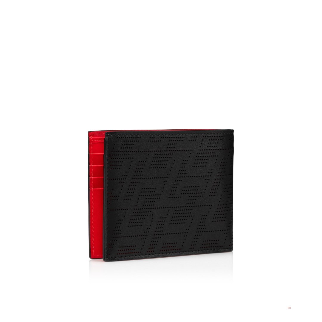 Christian Louboutin Coolcard card holder Men's Wallet Black | NDKOXR790