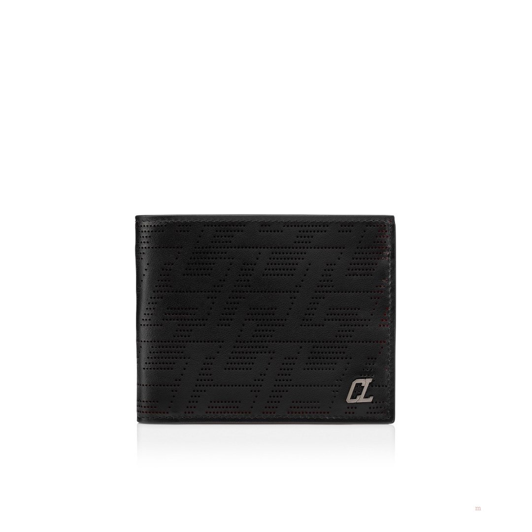 Christian Louboutin Coolcard card holder Men\'s Wallet Black | NDKOXR790