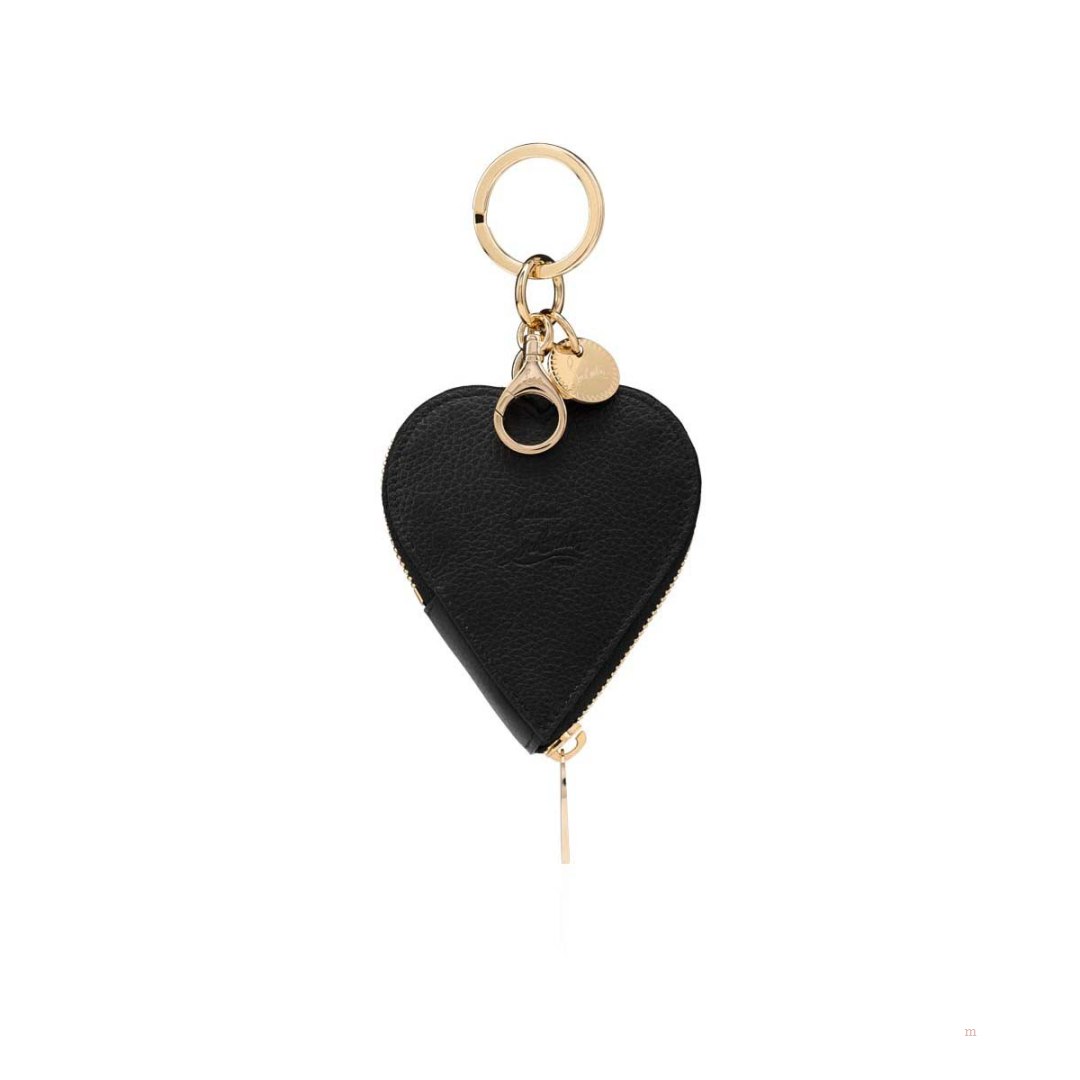 Christian Louboutin Corapurse keyring Women's Keyring Black | YNFBWC908