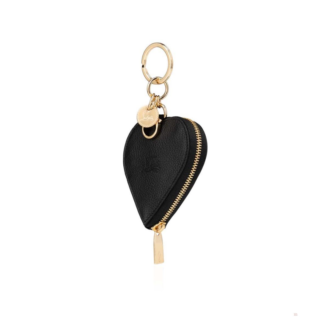 Christian Louboutin Corapurse keyring Women's Keyring Black | YNFBWC908