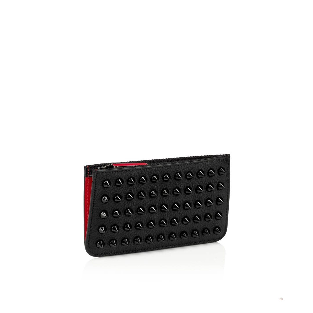 Christian Louboutin Credilou Men's Card Holder Black | MPYETO109