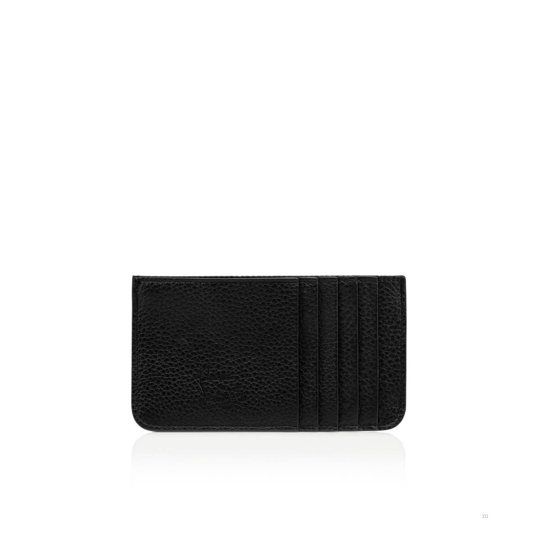 Christian Louboutin Credilou Men's Card Holder Black | MPYETO109