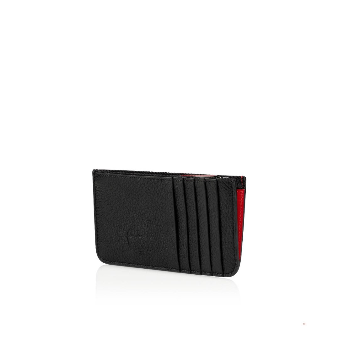 Christian Louboutin Credilou Men's Card Holder Black | MPYETO109