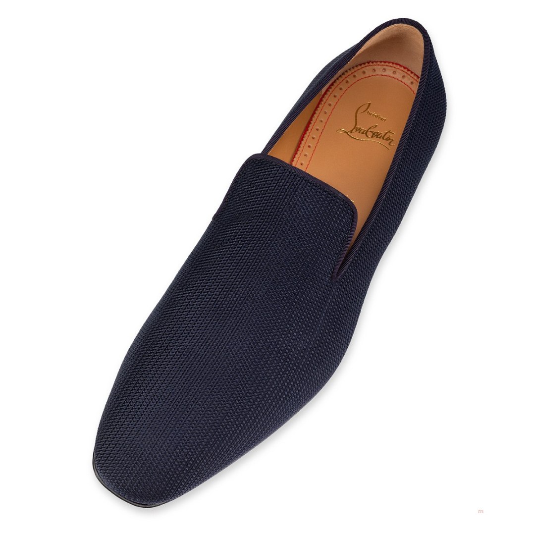 Christian Louboutin Dandelion Men's Loafers Blue | UGQWIK189