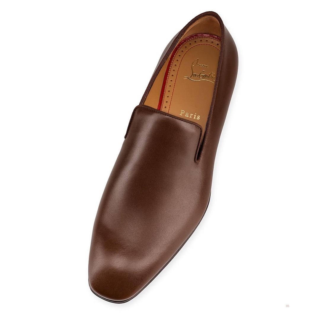 Christian Louboutin Dandelion Men's Loafers Brown | XTFEAG175