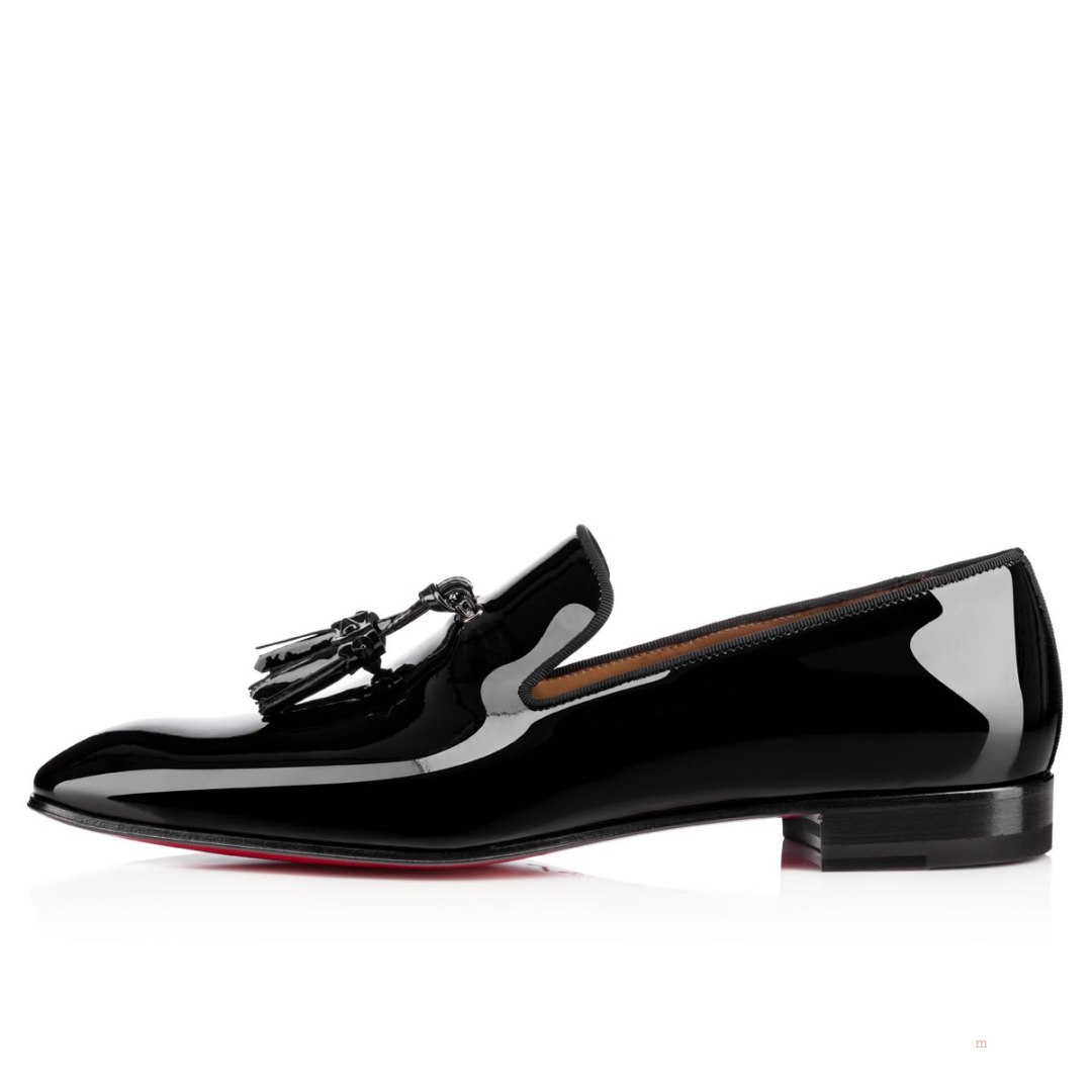 Christian Louboutin Dandelion Tassel Men's Loafers Black | KIMCXZ231