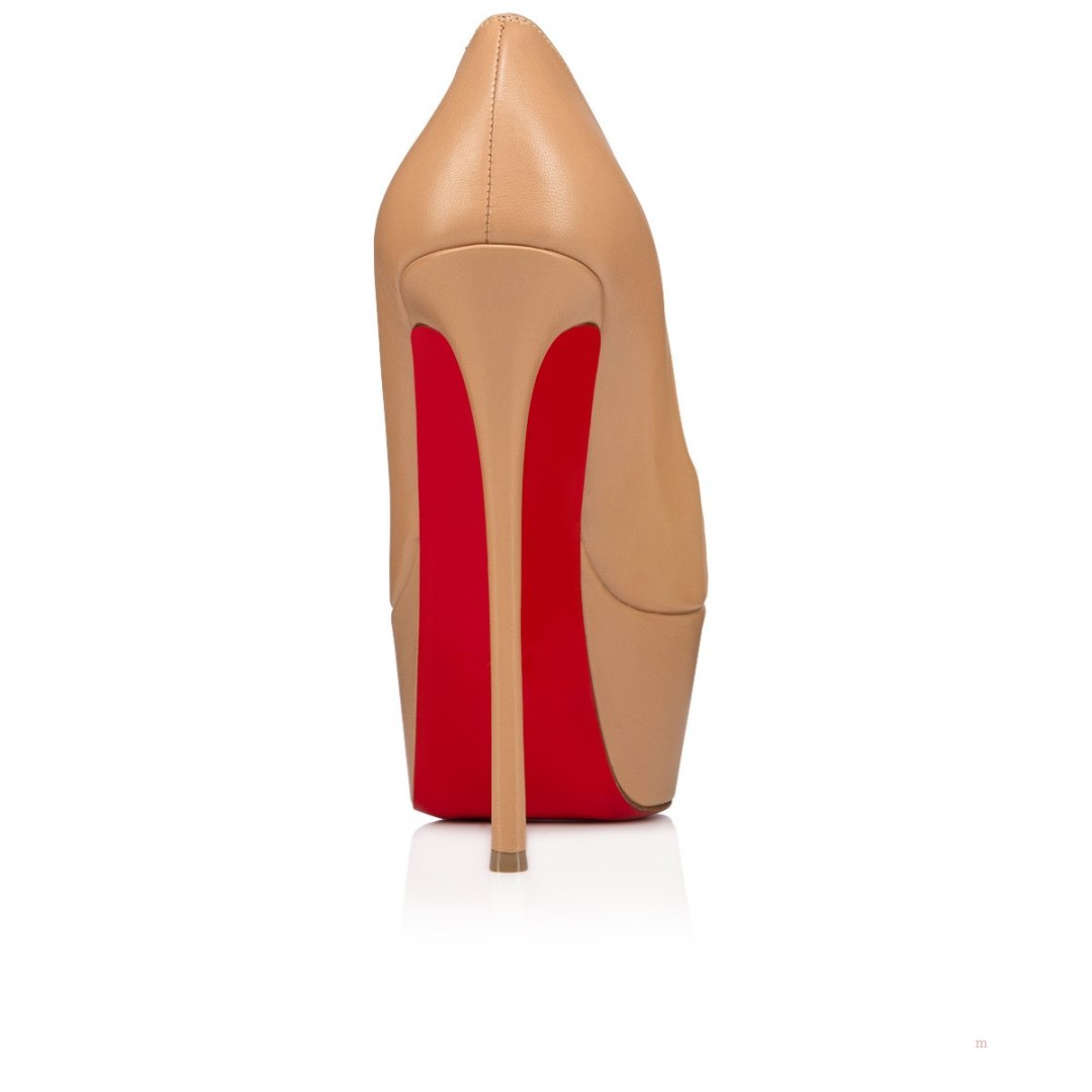 Christian Louboutin Dolly Pump Alta Women's Pumps Beige | CMUVPY360