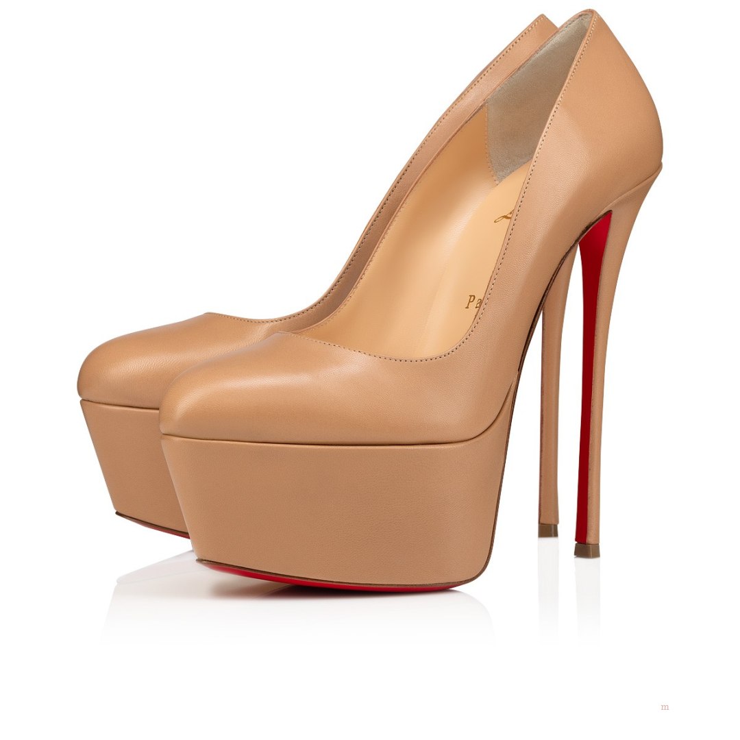 Christian Louboutin Dolly Pump Alta Women\'s Pumps Beige | CMUVPY360