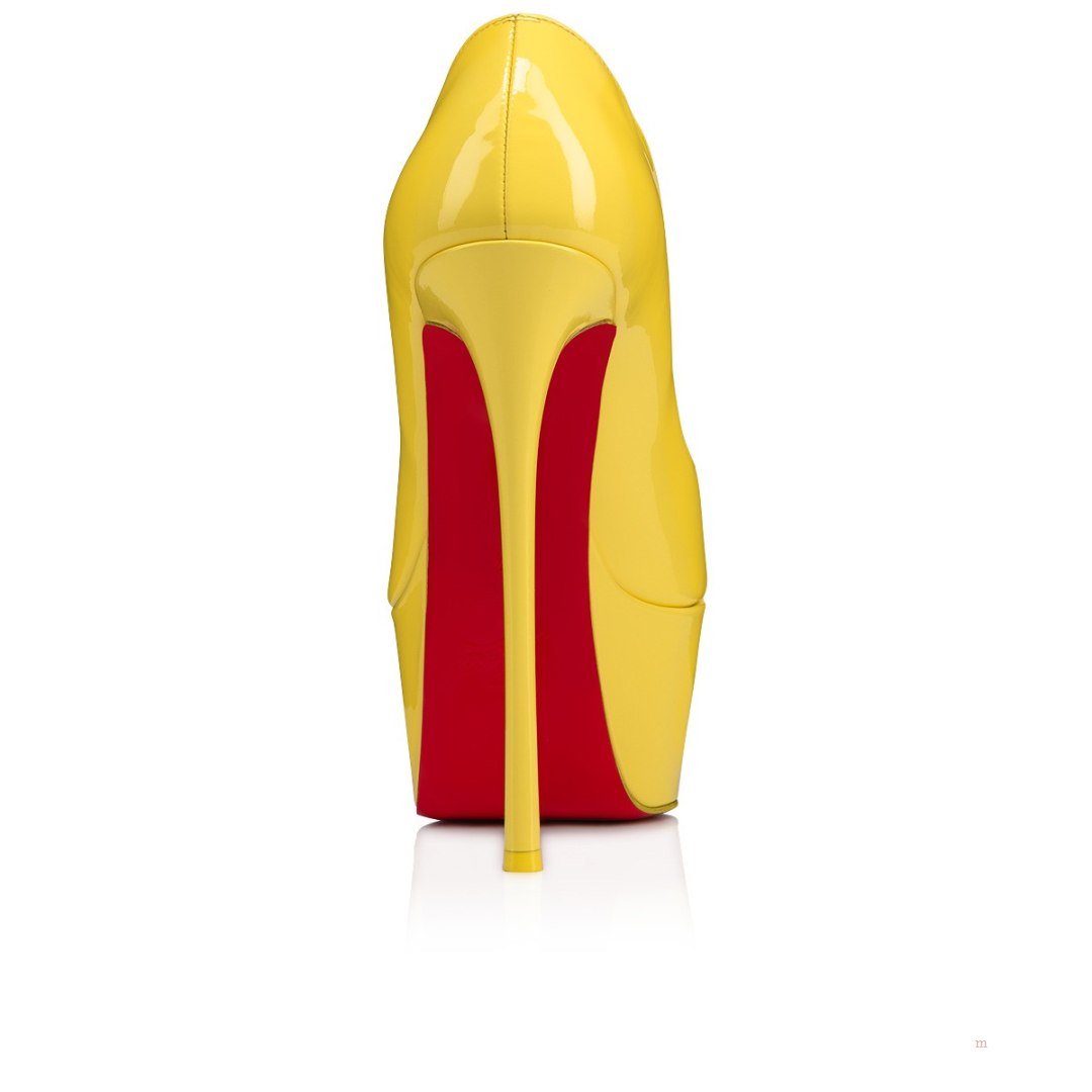 Christian Louboutin Dolly Pump Alta Women's Pumps Yellow | UACVFM304