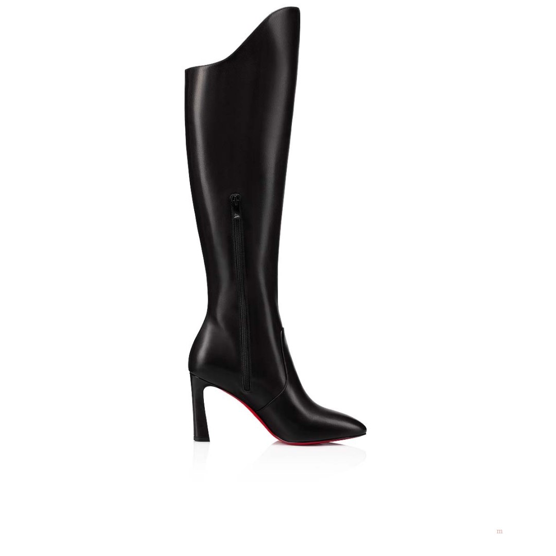 Christian Louboutin Eleonor Botta Women's Leather Boots Black | EDFBMI478