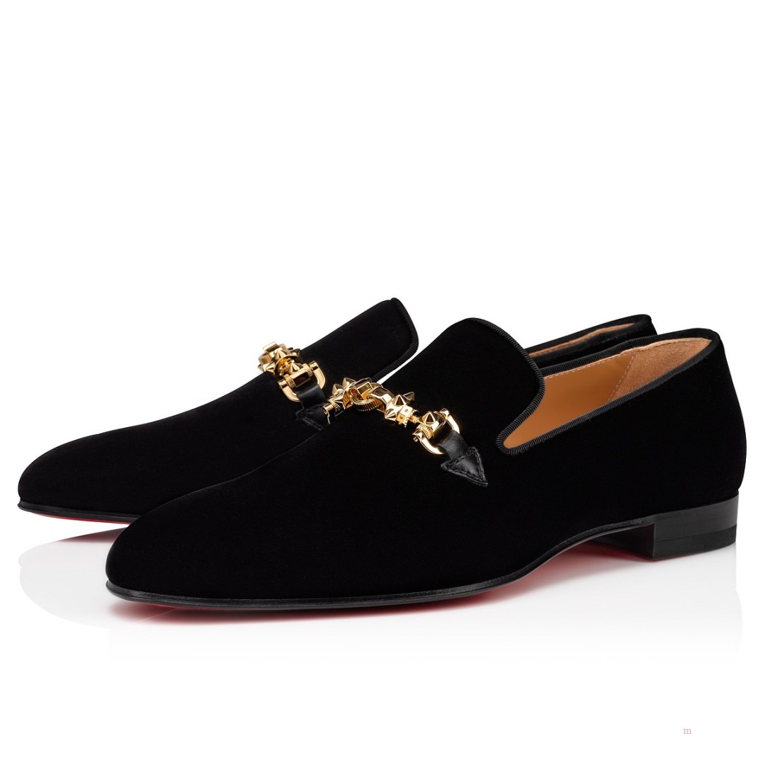 Christian Louboutin Equiswing Men's Loafers Black | IJSGKO491