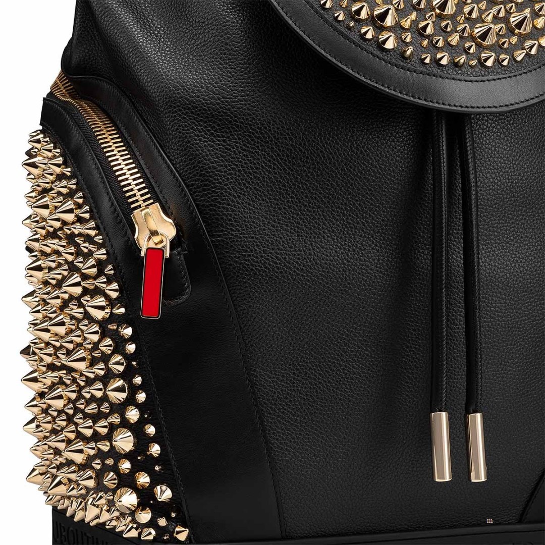 Christian Louboutin Explorafunk Men's Backpack Black / Black / Gold | ATNJUH156