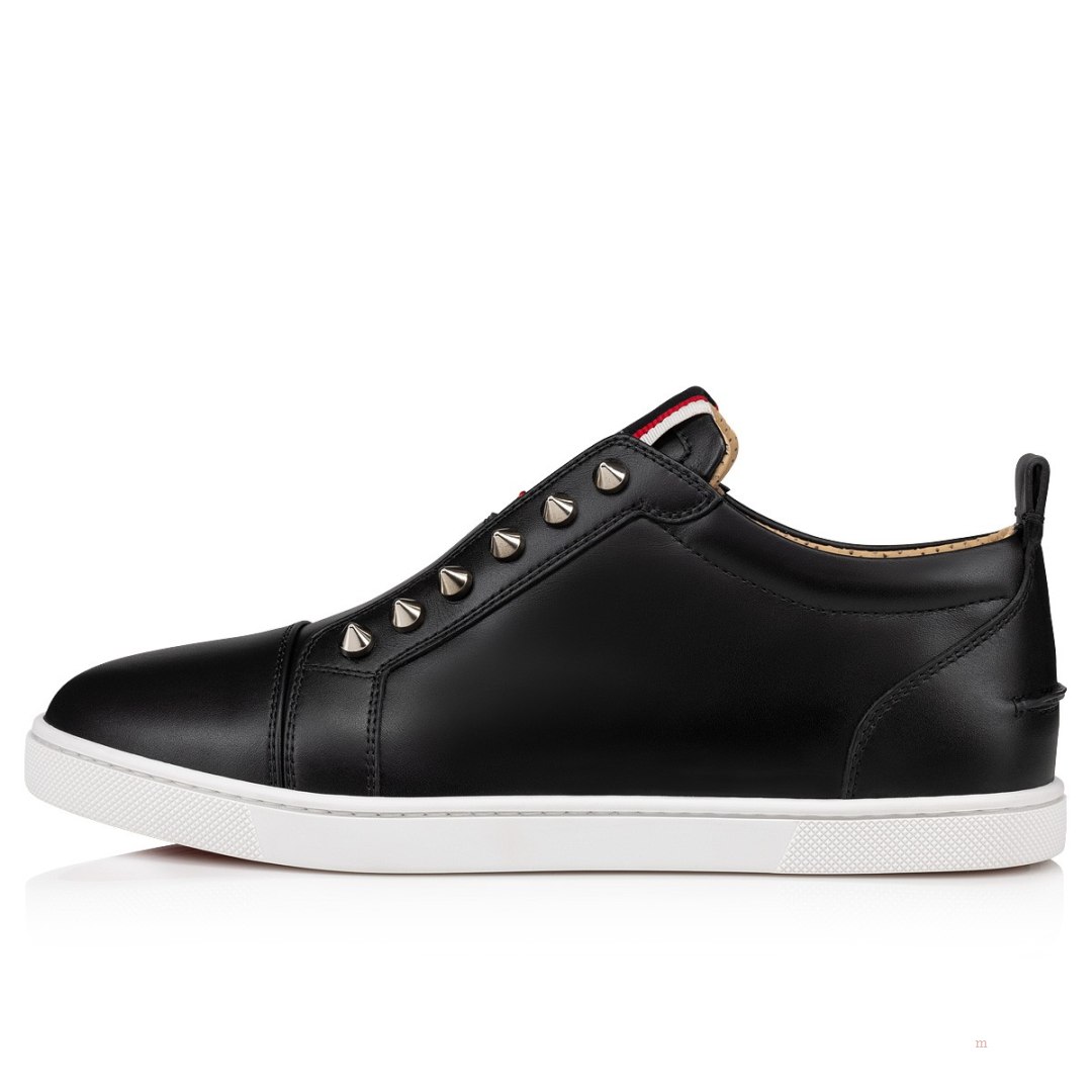 Christian Louboutin F.A.V Fique A Vontade Men's Sneakers Black | BQOLKY304