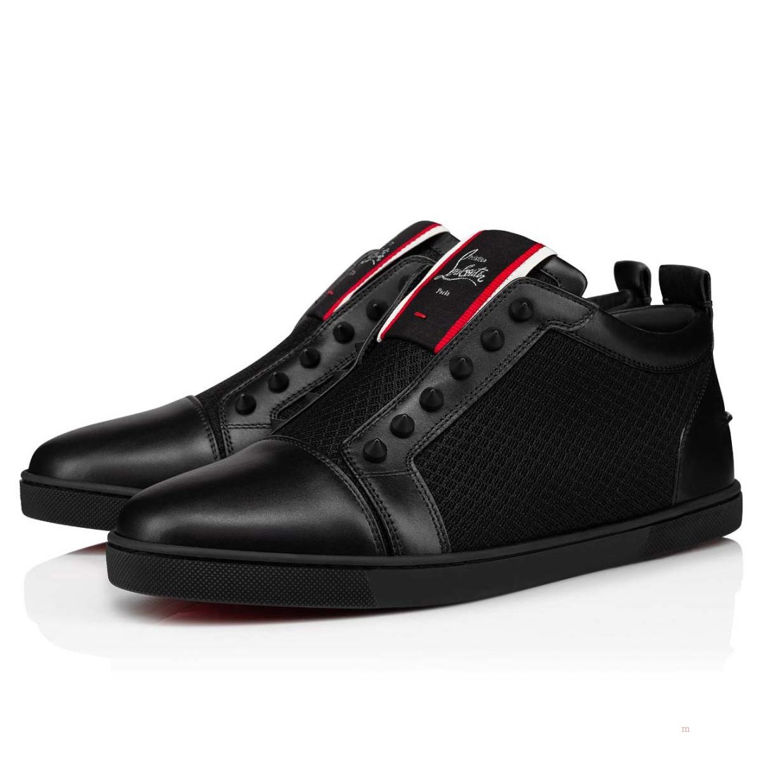 Christian Louboutin F.A.V Fique A Vontade Men's Sneakers Black | CJAQPI954