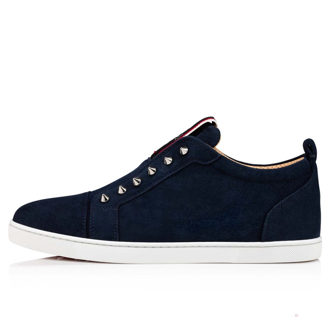 Christian Louboutin F.A.V Fique A Vontade Men's Sneakers Navy | MPBCQF056