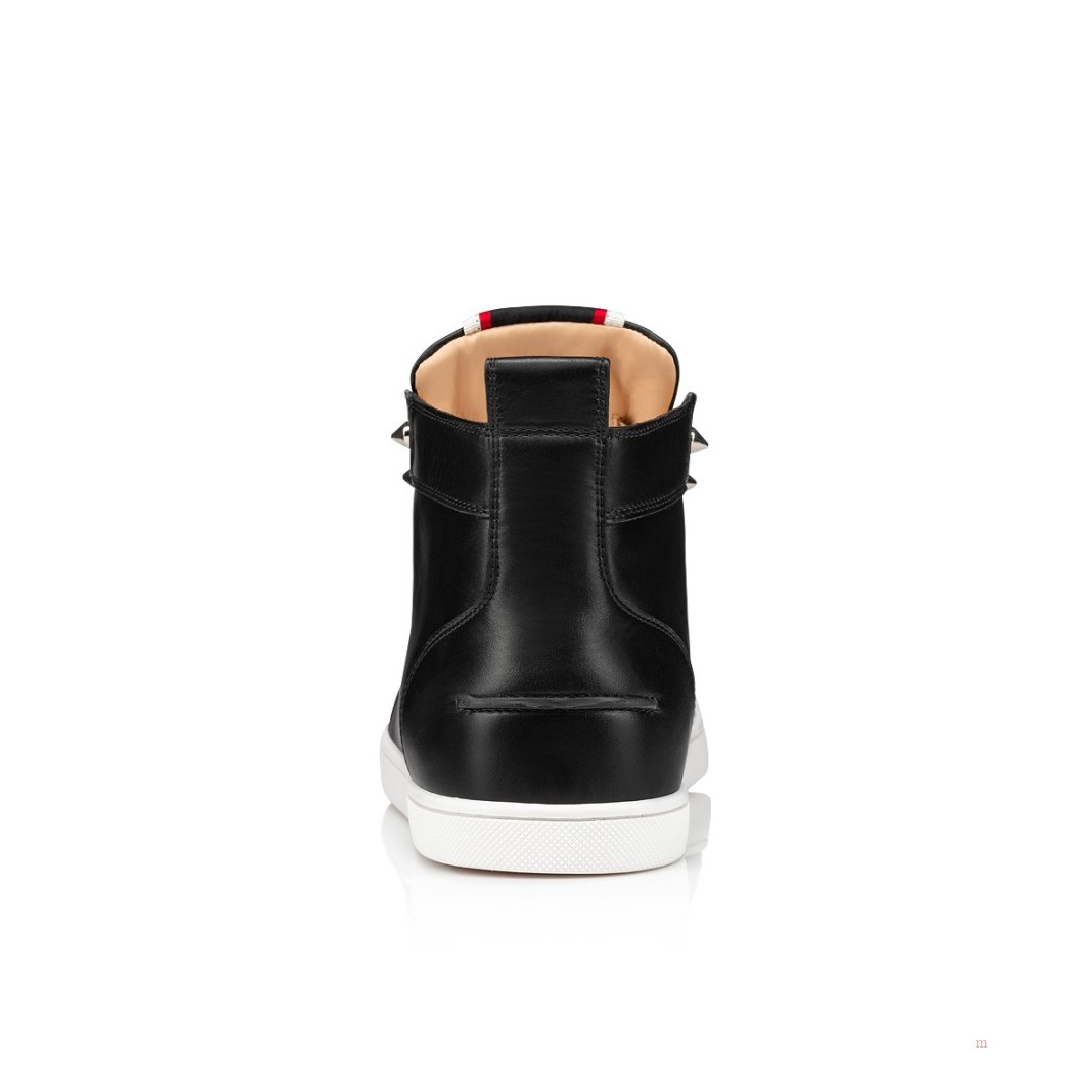 Christian Louboutin F.A.V Fique A Vontade Mid Cut Men's High Top Sneakers Black | NMZYJH038