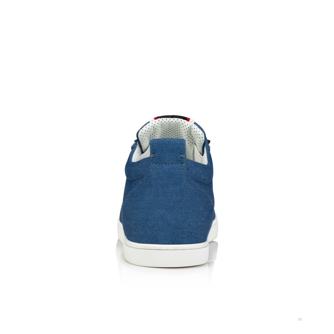 Christian Louboutin F.A.V Fique A Vontade Men's Sneakers Blue | PNTWSG514