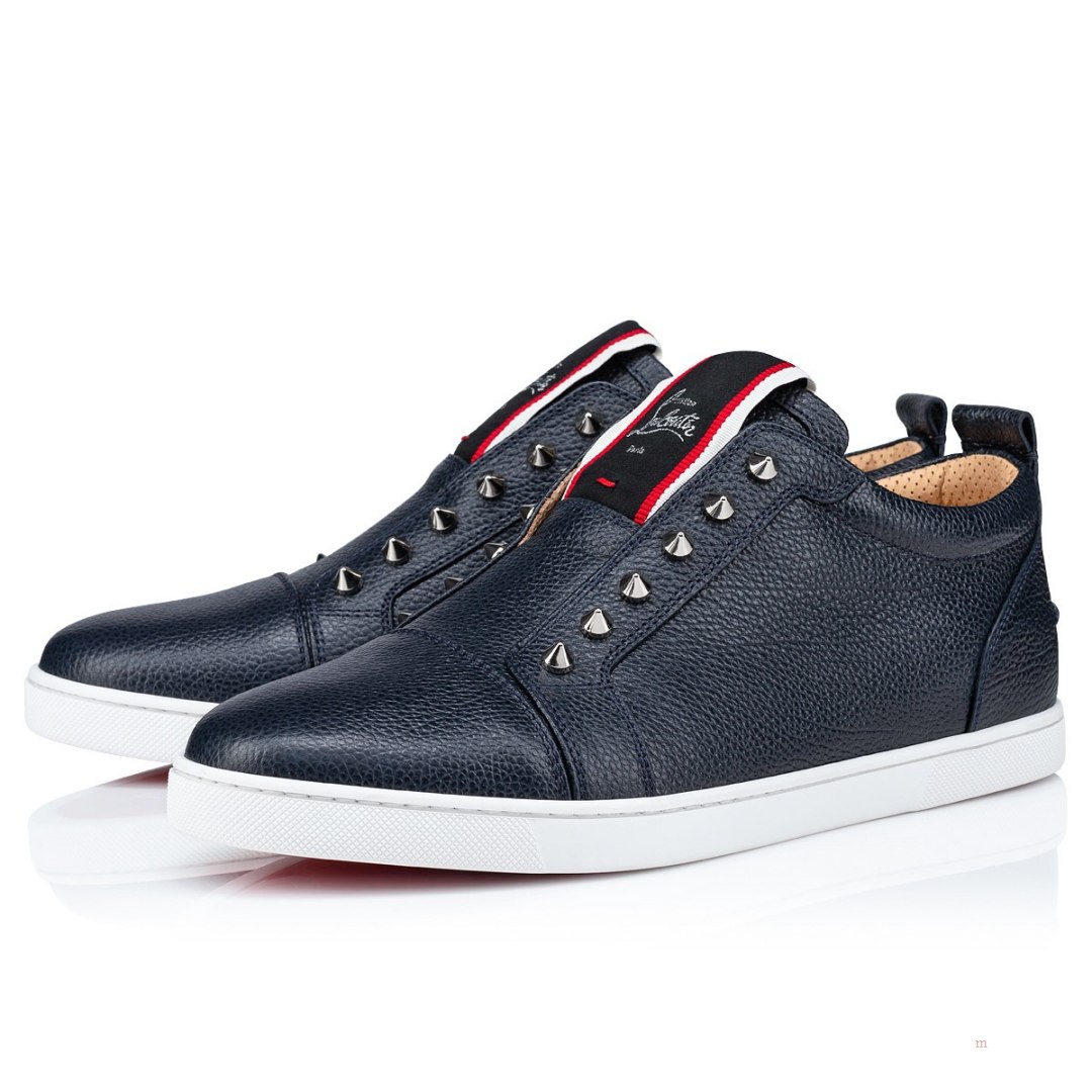 Christian Louboutin F.A.V Fique A Vontade Men's Sneakers Blue | YWZRBS951