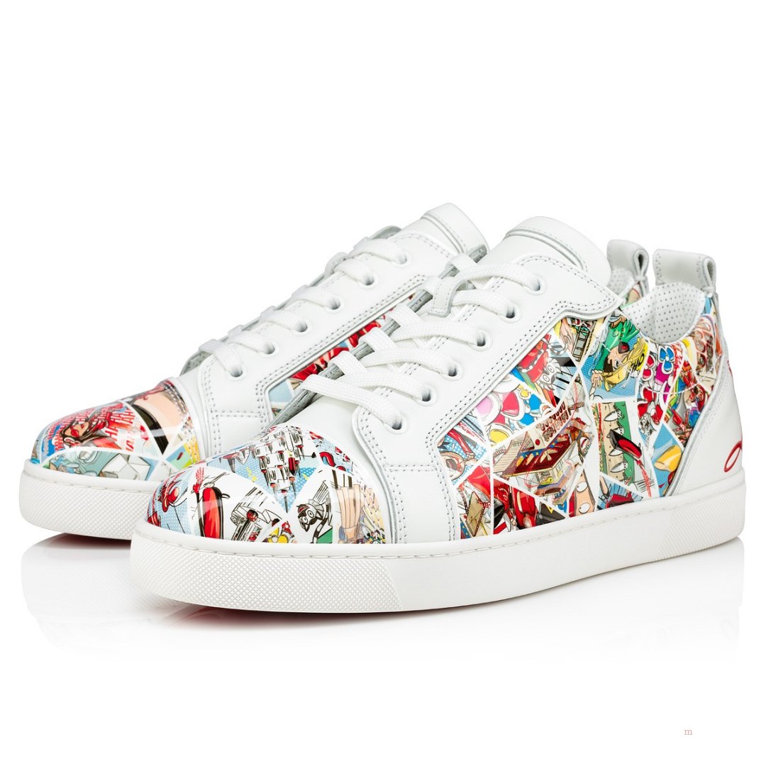 Christian Louboutin Fun Louis Junior Men\'s Low Top Sneakers Multicolor | UVIQYD527