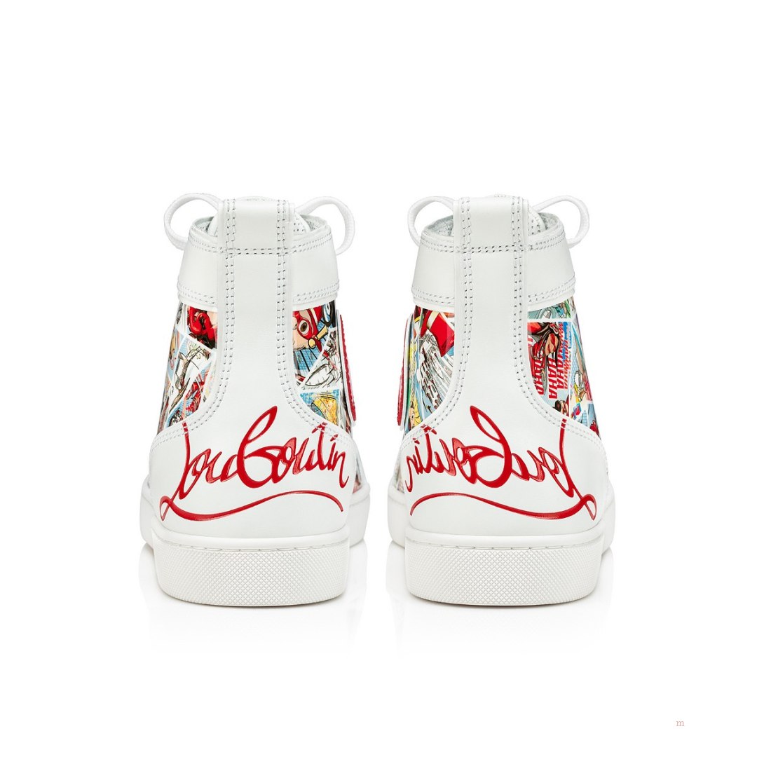 Christian Louboutin Fun Louis Men's High Top Sneakers Multicolor | XMJCYI917