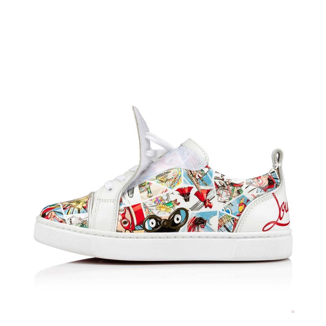 Christian Louboutin Funnyto Boys' Low Top Sneakers Multicolor | ALSYQK765