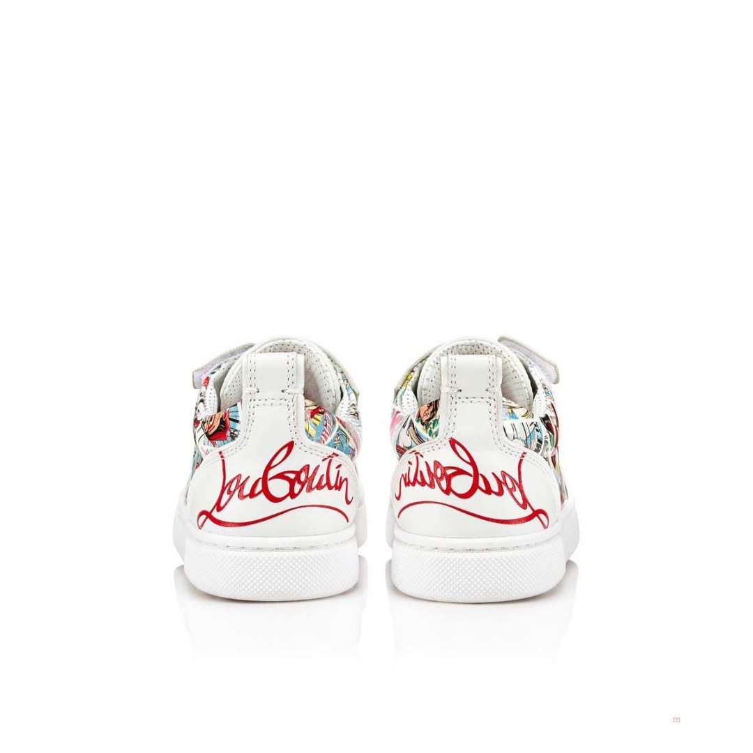 Christian Louboutin Funnyto Boys' Low Top Sneakers Multicolor | ALSYQK765