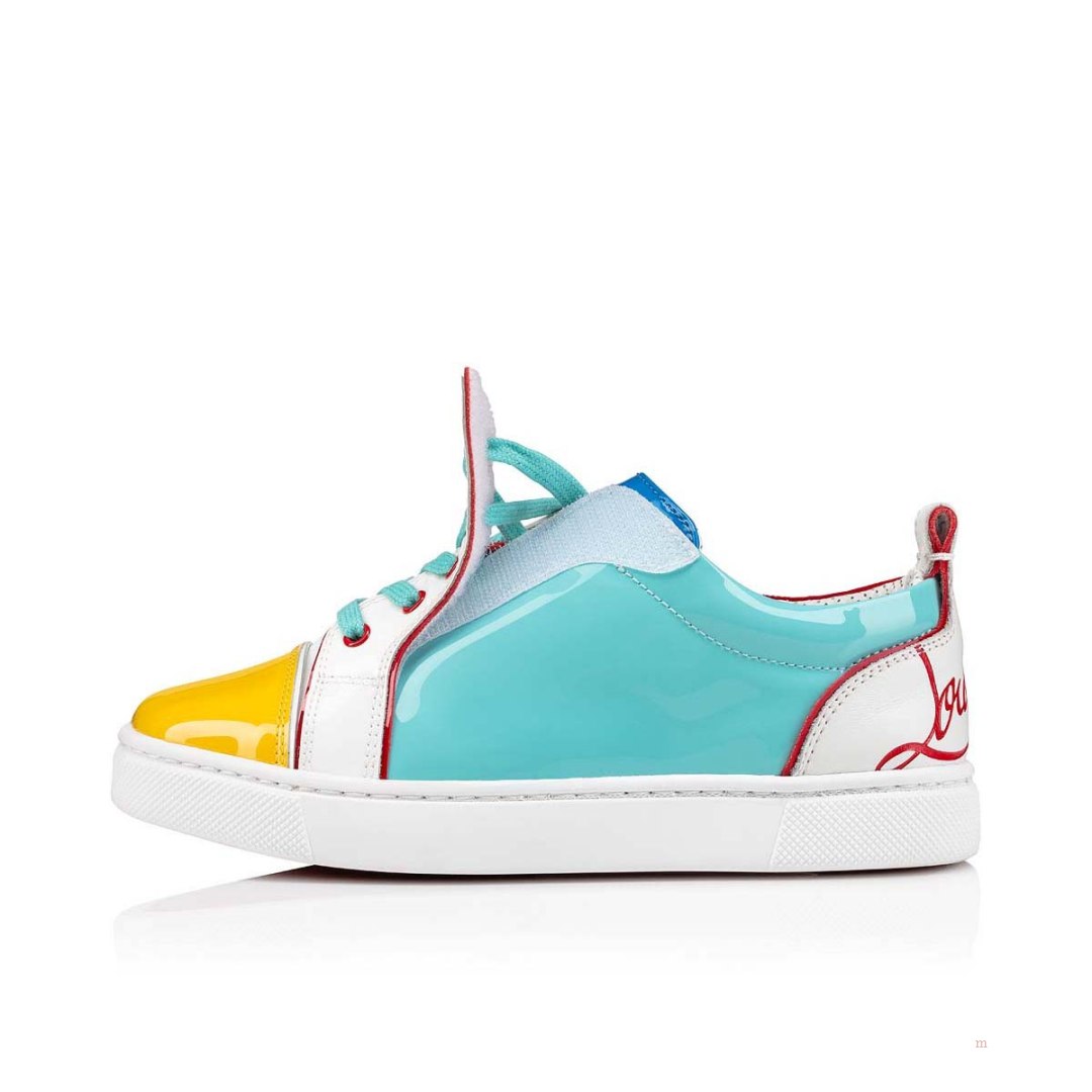 Christian Louboutin Funnyto Boys' Low Top Sneakers Multicolor | JSNBLU317