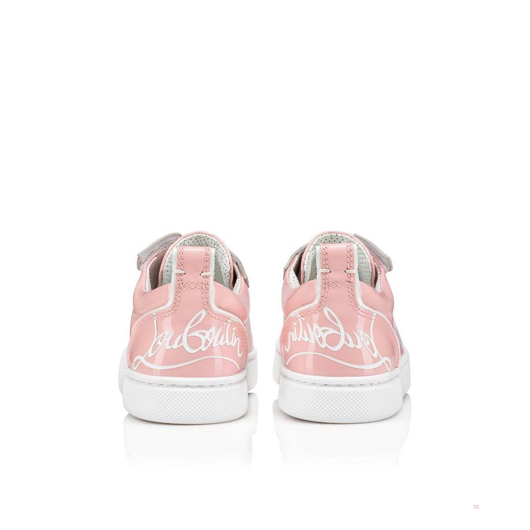 Christian Louboutin Funnyto Girls' Low Top Sneakers Pink | ODXCNW198