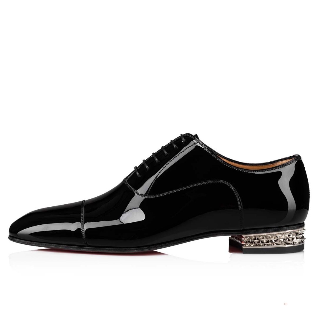 Christian Louboutin Greggyrocks Men's Lace Up Shoes Black | CBKVPQ248